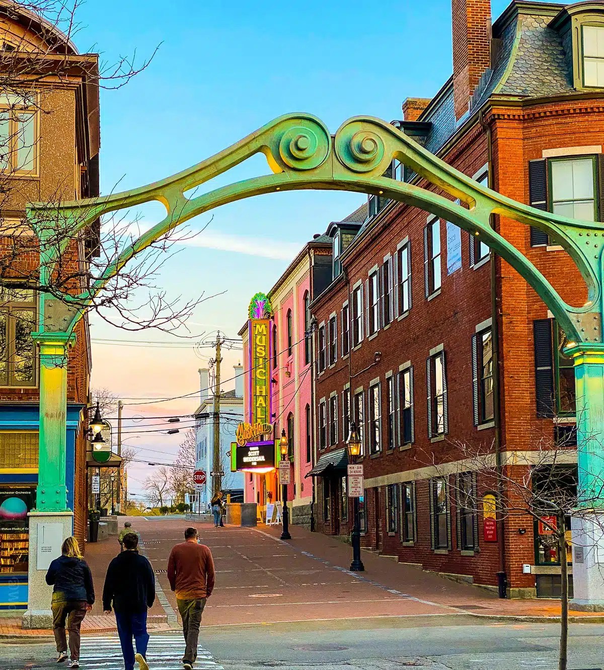 The Congress Street arch in downtown Portsmouth, New Hampshire, home of American Elm Advisors